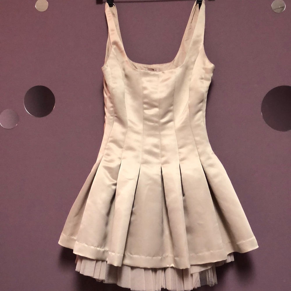 Forever 21 champagne satin dress